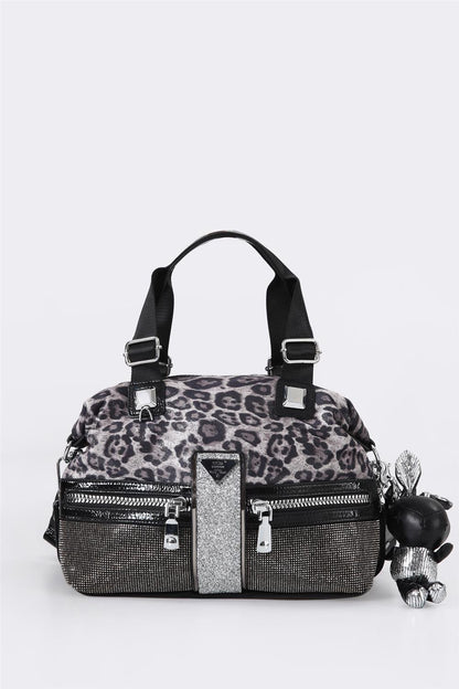 Olza Siyah Cilt Omuz Çantası